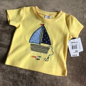 NWT Baby Boy T-Shirt with Boats (9 Mths)